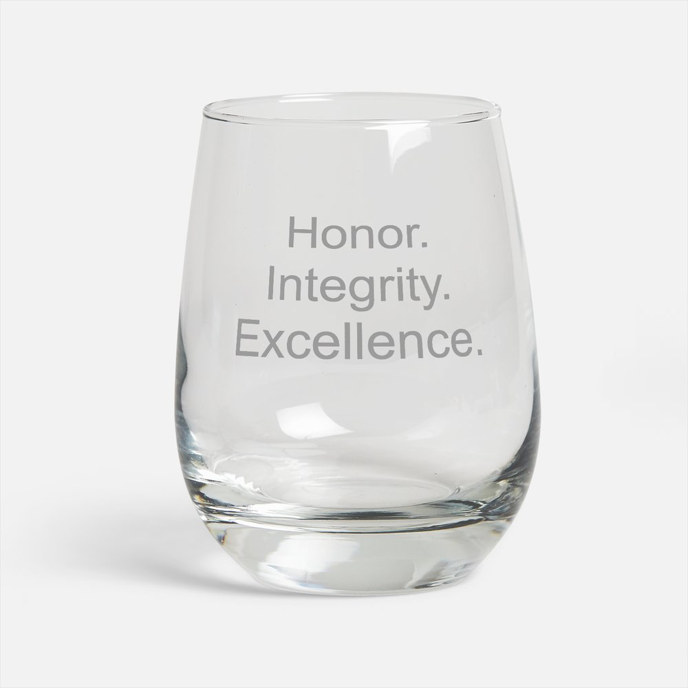 Stemless Wine Glass