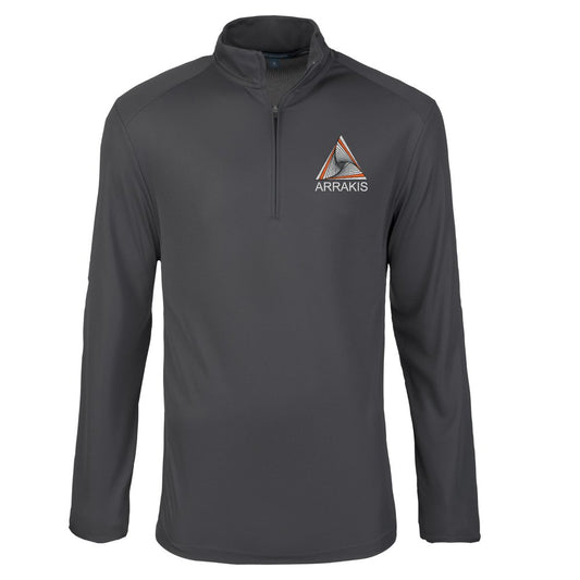 Pinpoint Mesh 1/4 long sleeve performance shirt